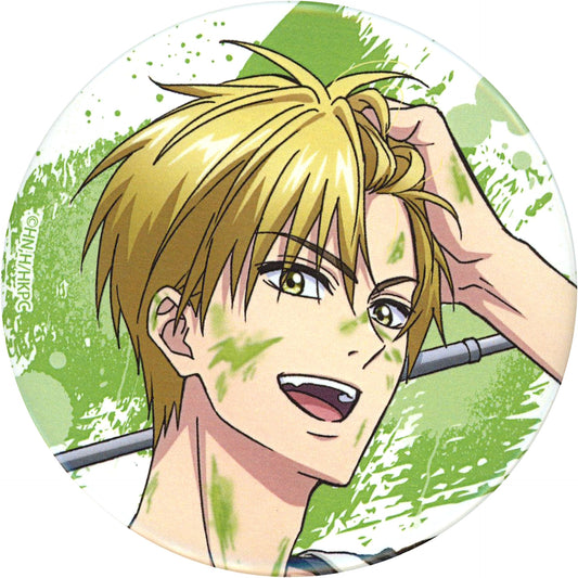 Shuichi Nakatsu Face Close-up Hana-Kimi: For You in Full Blossom Anime Illustration Paint Style Ver. Ichigeki Collection Kuji 75mm Button C Prize Hit Prize [USED]