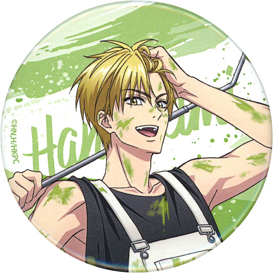 Shuichi Nakatsu Hana-Kimi: For You in Full Blossom Upper Body 75mm Button Illustration Paint Style Ver. Ichigeki Collection Kuji C Prize Hit Prize [USED]
