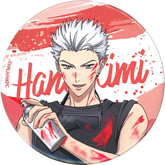 Makoto Kagurazaka Upper Body Hana-Kimi: For You in Full Blossom Anime Illustration Paint Style Ver. Ichigeki Collection Kuji 75mm Button C Prize Hit Prize [USED]