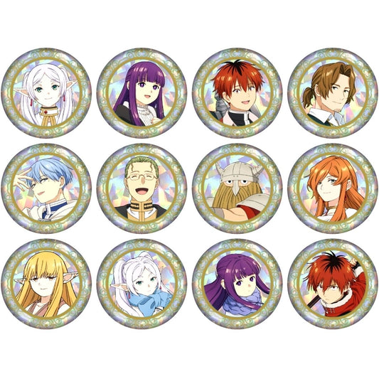 Set of 12 Frieren: Beyond Journey's End Season 2 Trading Hologram Button [USED]