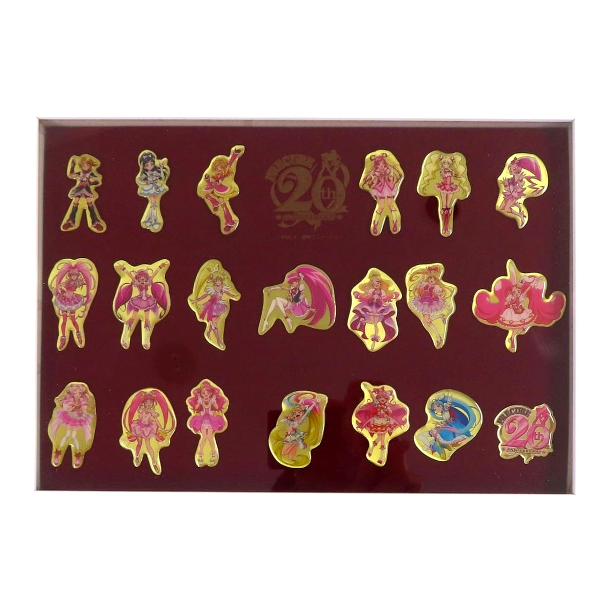 All Characters Precure All Stars Precure 20th Anniversary Pin Collection [USED]