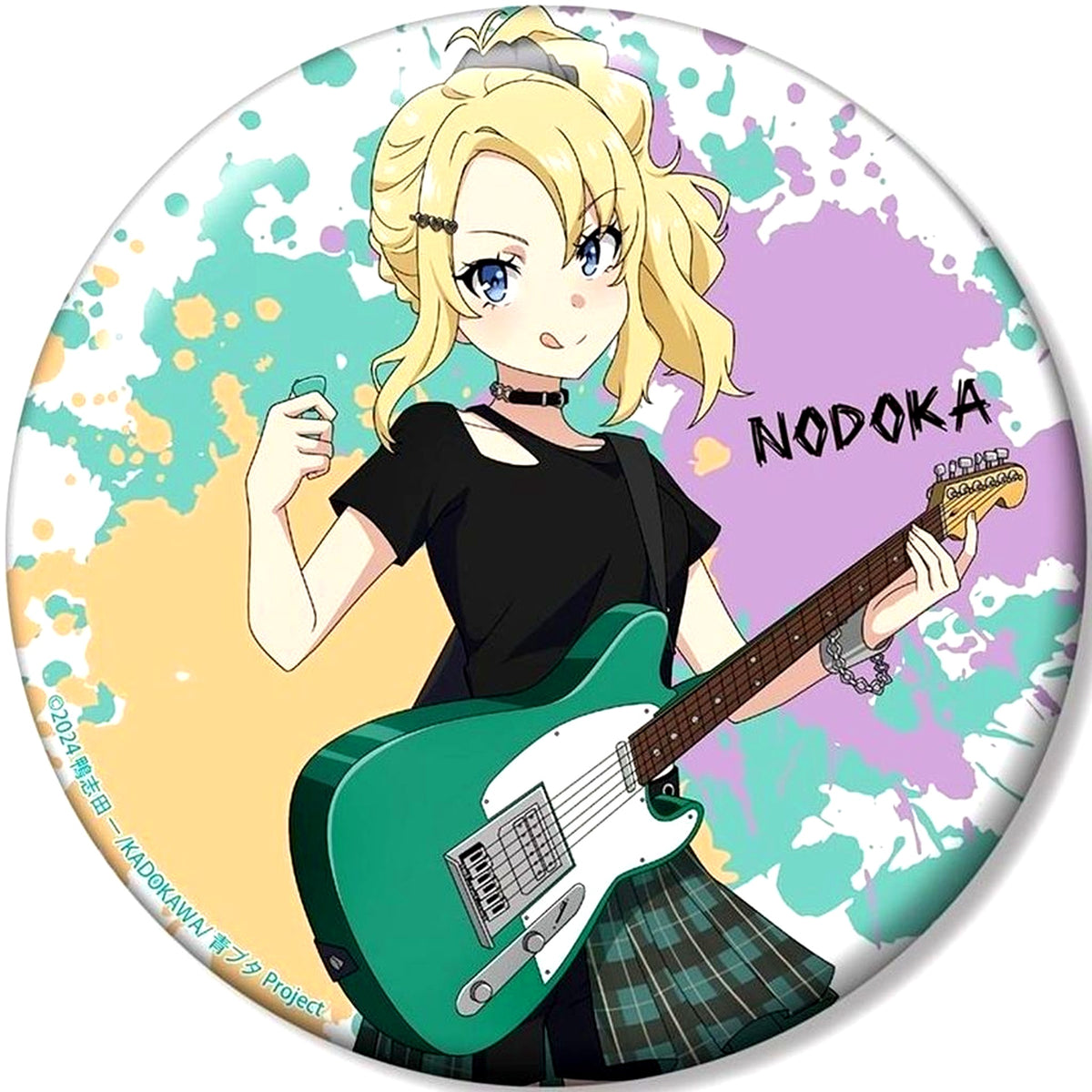 Nodoka Toyohama Rascal Does Not Dream Series Illustration Guitar Performance Ver. 100mm Button POP UP SHOP in TOWER RECORDS in 2026 [USED]