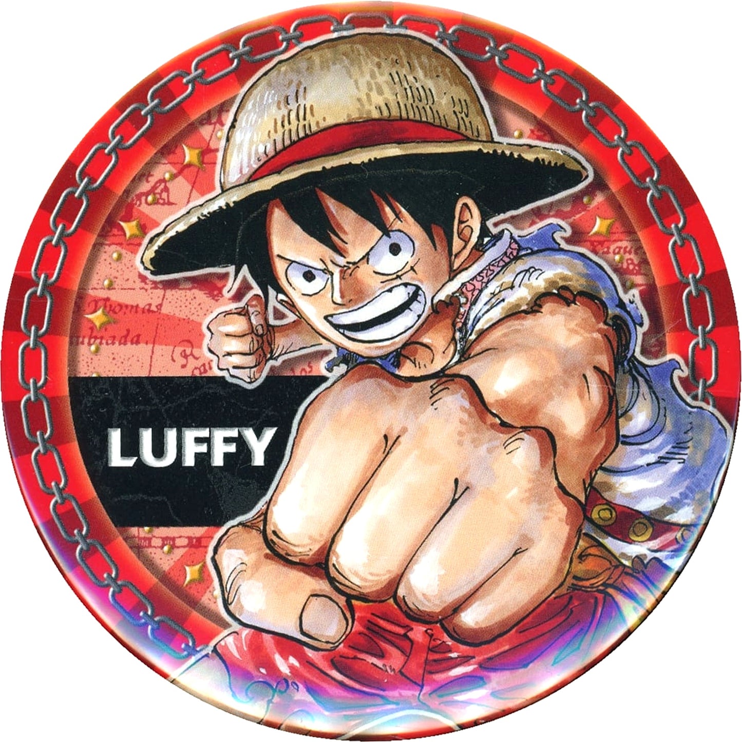 Luffy Single One Piece Button [USED]
