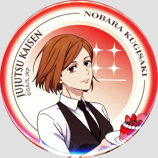 Nobara Kugisaki Jujutsu Kaisen 75mm Button 5th Anniversary CAFE in SWEETS PARADISE [USED]