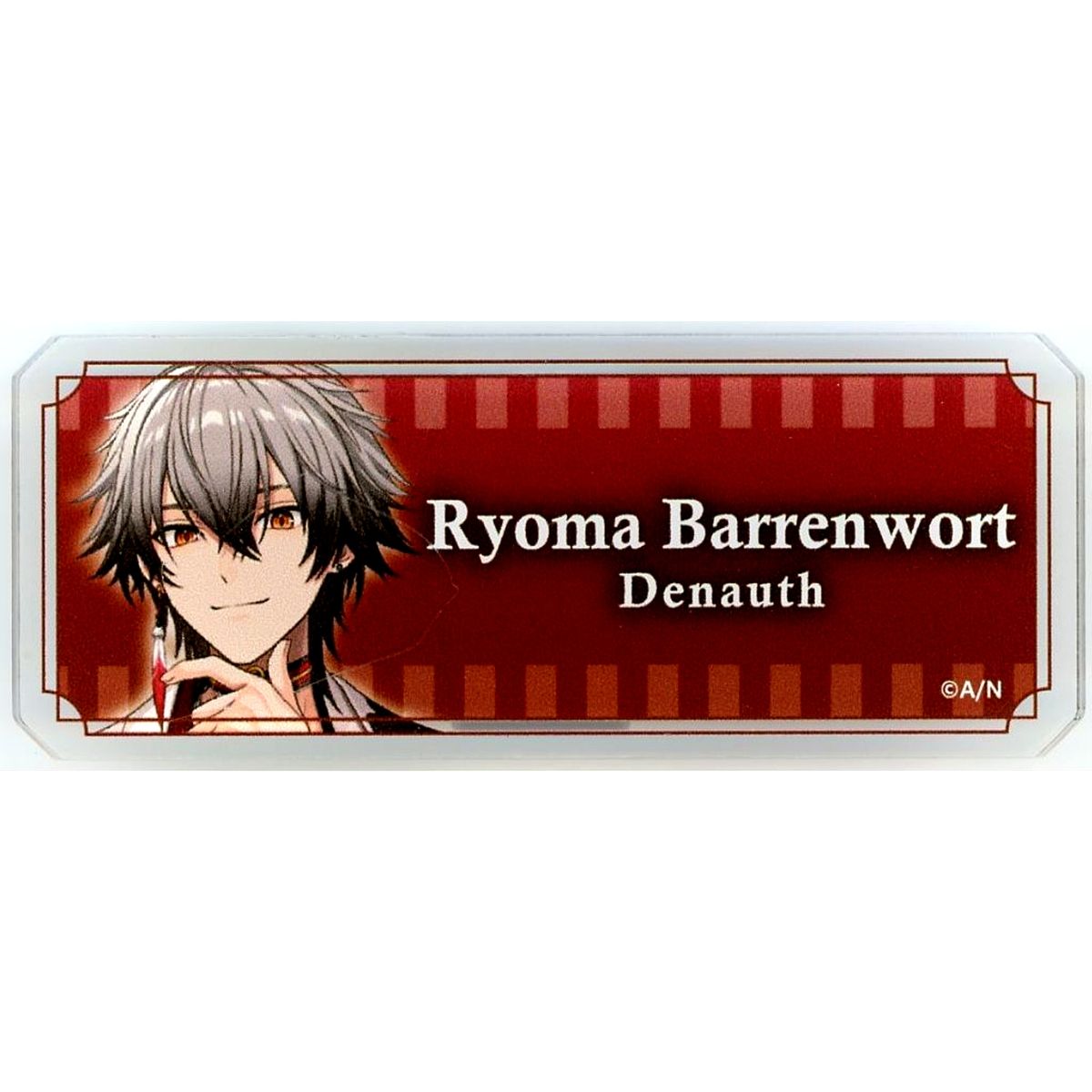 Ryoma Barrenwort Virtual YouTuber Nijisanji Acrylic Badge NIJISANJI EN Anniversary POP UP [USED]