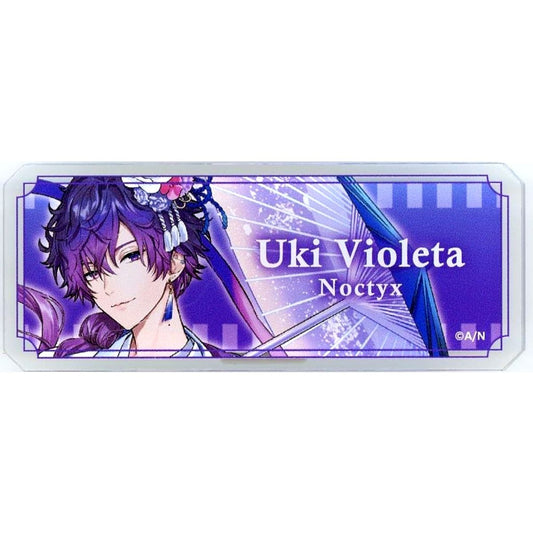 Uki Violeta Virtual YouTuber Nijisanji Acrylic Badge NIJISANJI EN Anniversary POP UP [USED]