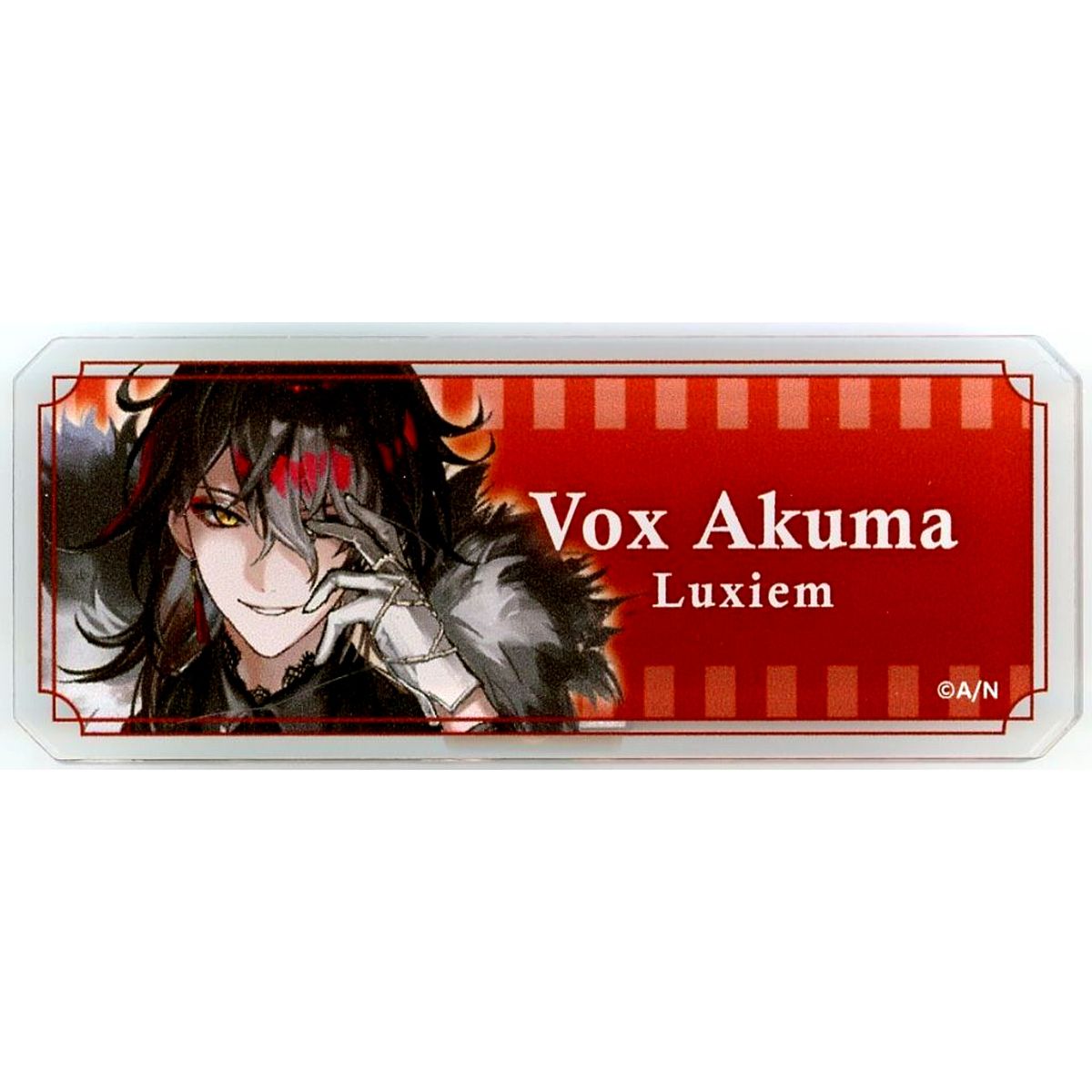 Vox Akuma Virtual YouTuber Nijisanji Acrylic Badge NIJISANJI EN Anniversary POP UP [USED]