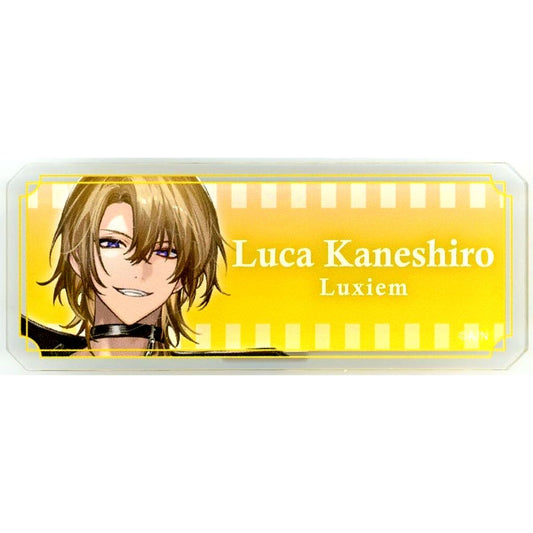 Luca Kaneshiro Virtual YouTuber Nijisanji Acrylic Badge NIJISANJI EN Anniversary POP UP [USED]