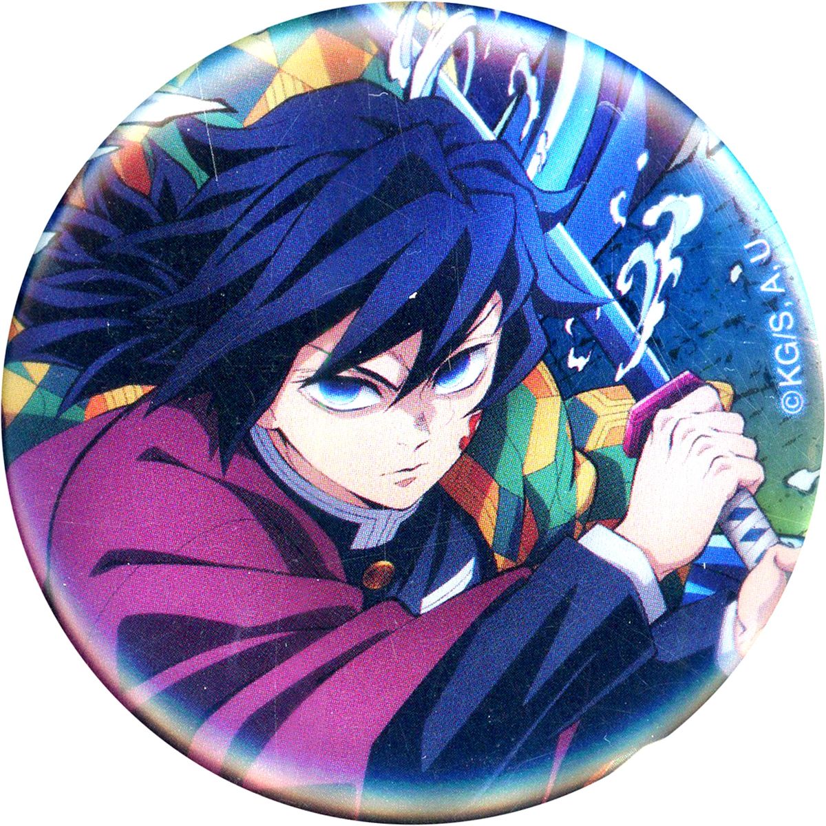 Giyu Tomioka Demon Slayer: Kimetsu no Yaiba Random Button Close Up Illustration Without Name AnimeJapan 2026 Goods [USED]
