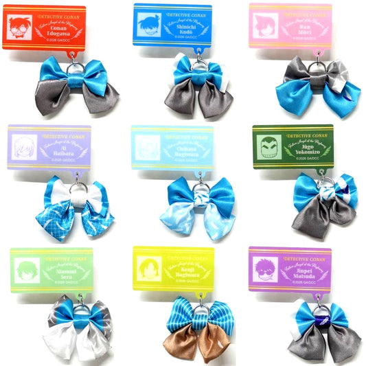 Set of 9 Detective Conan Movie The Fallen Angel of the Highway Name Badge Collection with Charm Theater Goods [USED]