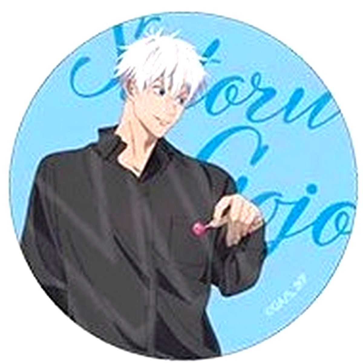 Satoru Gojo Holographic Anime Jujutsu Kaisen JUJUTSU KAISEN 5th Anniversary in DiverCity Tokyo Plaza Button Shopping Ver. [USED]