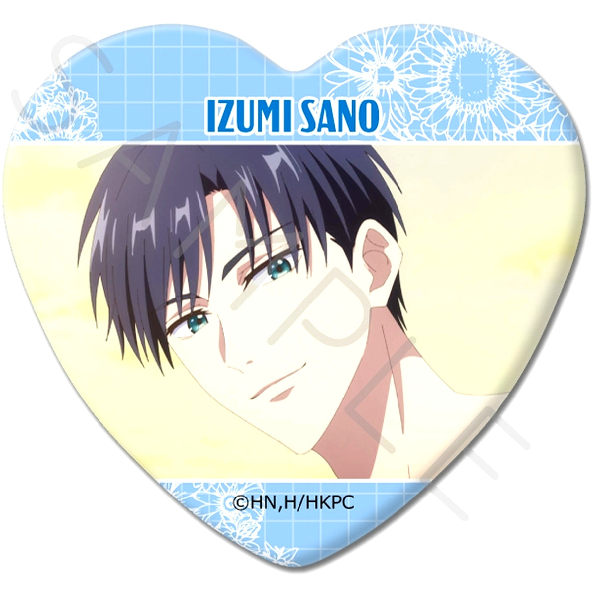 Izumi Sano B. Heart Shaped Button Hana-Kimi: For You in Full Blossom [USED]
