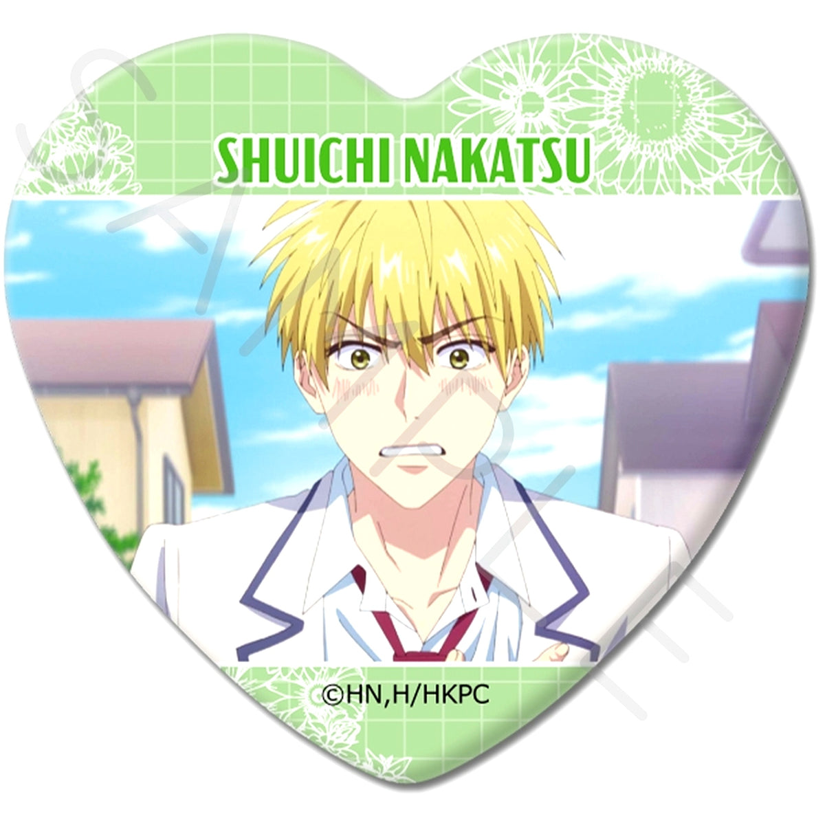 Shuichi Nakatsu C. Heart Shaped Button Hana-Kimi: For You in Full Blossom [USED]