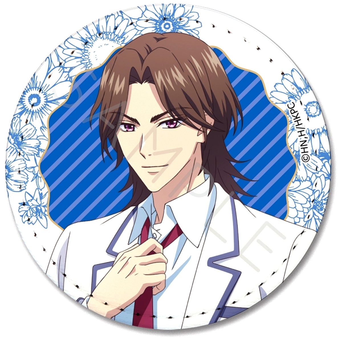 Minami Nanba D. Leather Badge Hana-Kimi: For You in Full Blossom [USED]