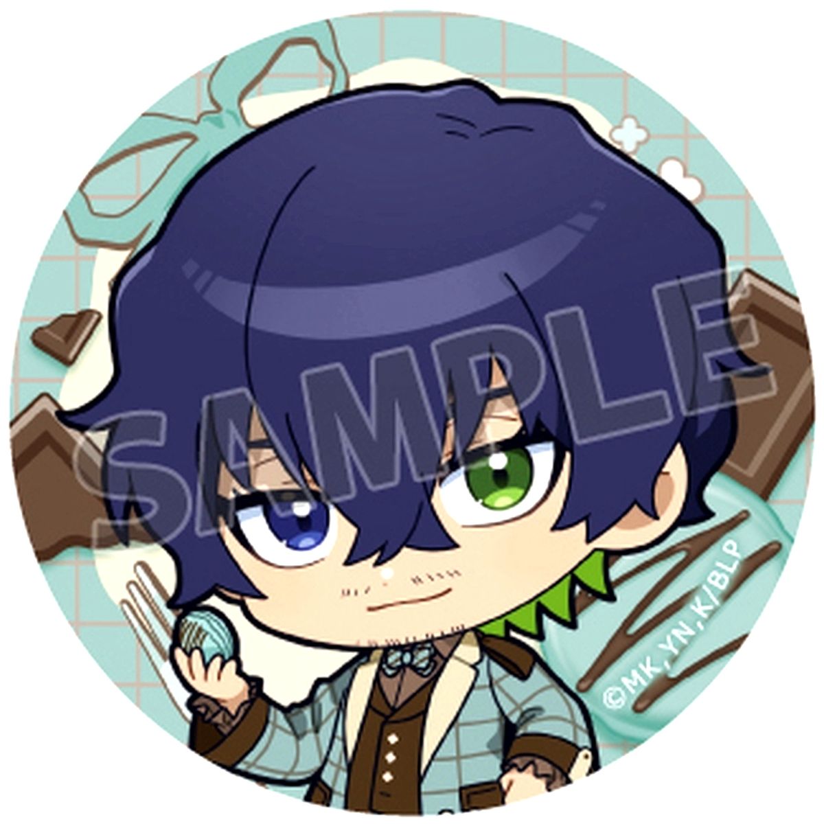 Oliver Aiku Blue Lock Trading Button Chocolate Coordinate 2 ver.B [USED]