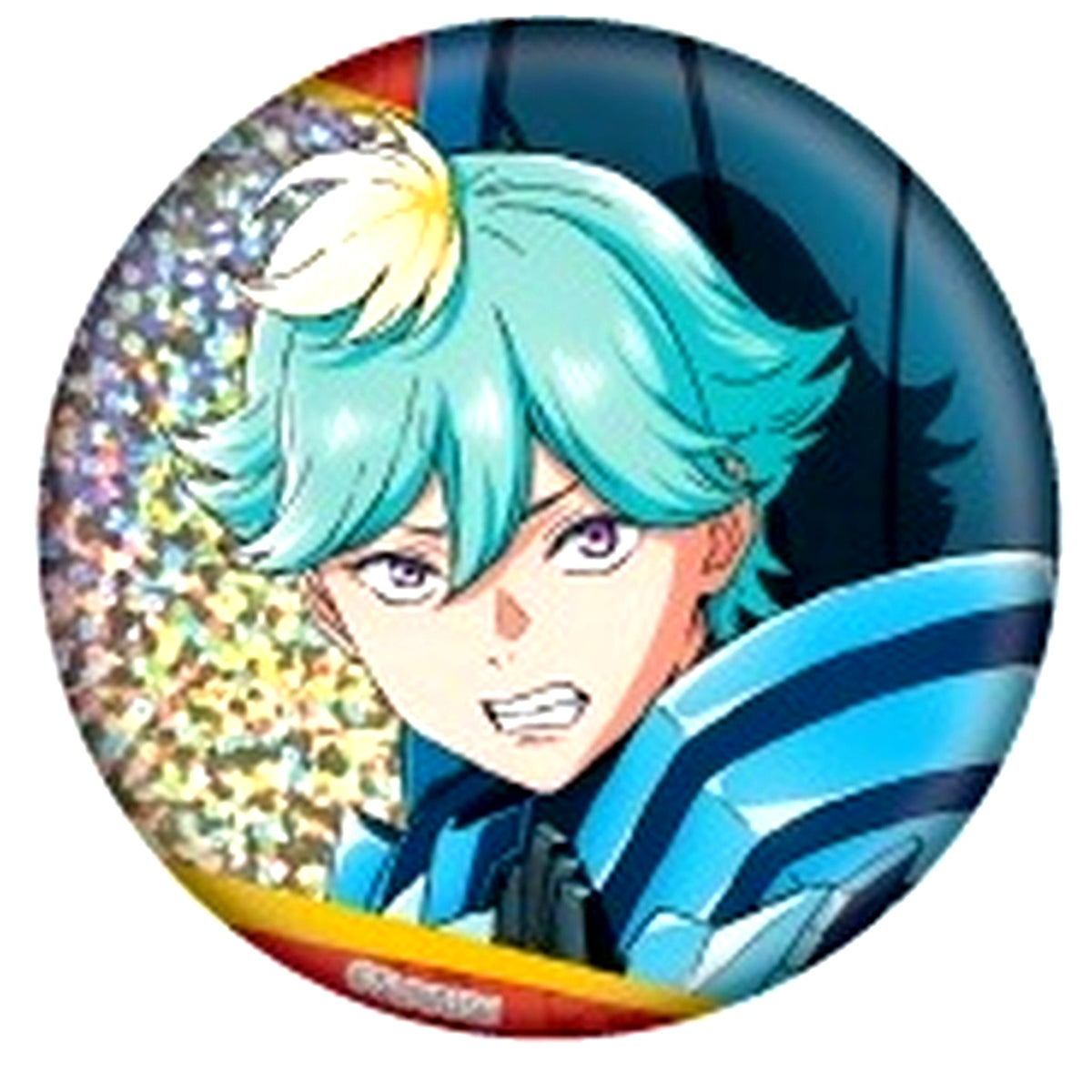 Musashi Hojo No.3 Yoroi-Shinden Samurai Troopers Ronin Warriors Trading Hologram Button [USED]