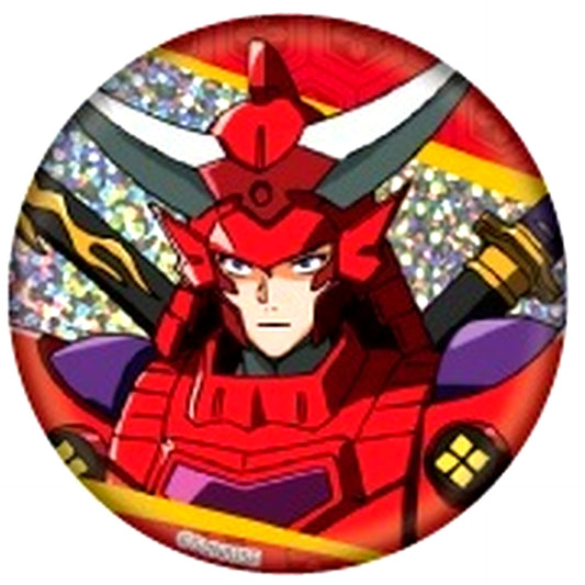Gai No.6 Yoroi-Shinden Samurai Troopers Ronin Warriors Trading Hologram Button [USED]
