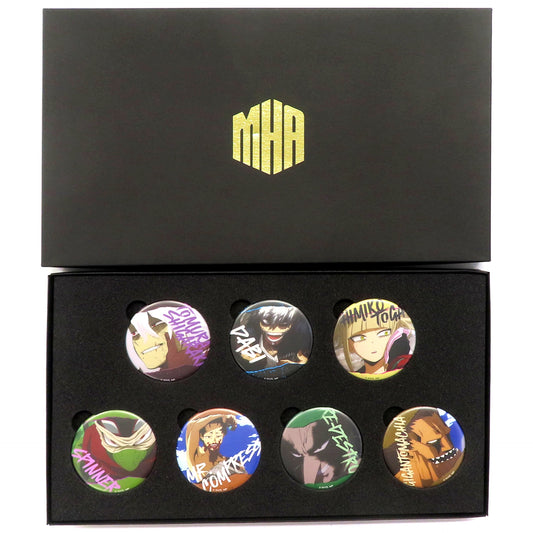 All Characters My Hero Academia Matte Button Collection Villain Ver. [USED]