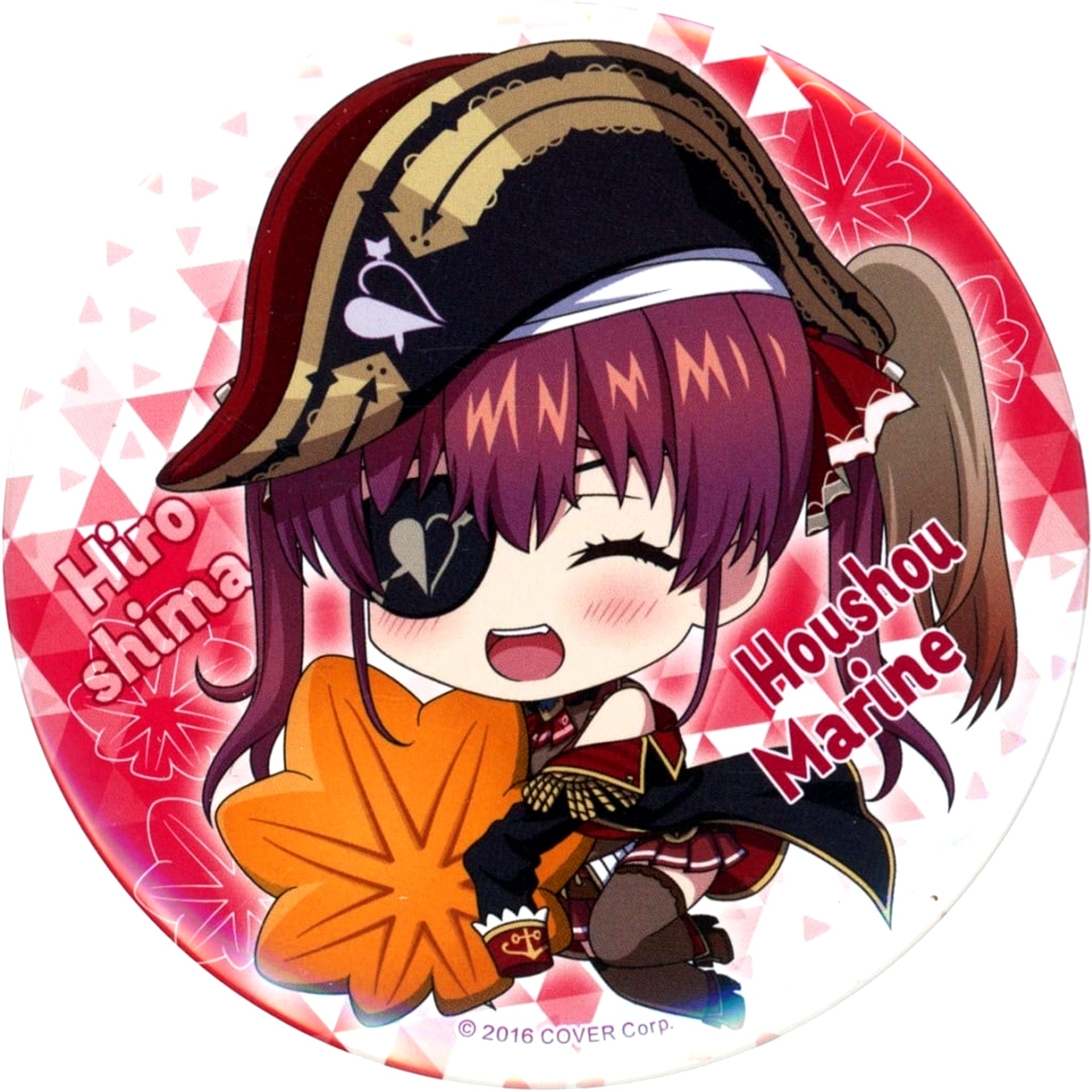Houshou Marine Momiji Manju Local Button Virtual YouTuber hololive Hiroshima Limited [USED]