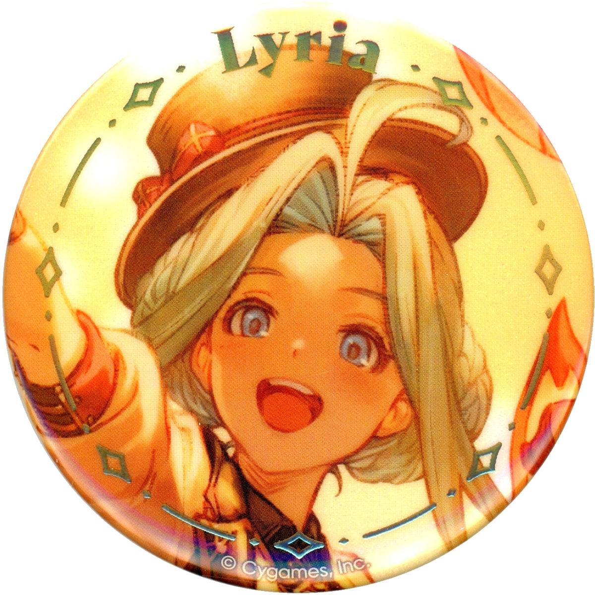 Lyria Granblue Fantasy EXTRA Fes 2026 Premium Foil Stamped Button [USED]