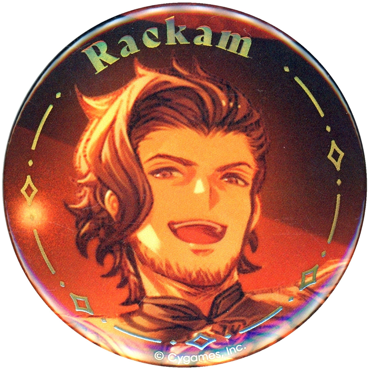 Rackam Granblue Fantasy EXTRA Fes 2026 Premium Foil Stamped Button [USED]