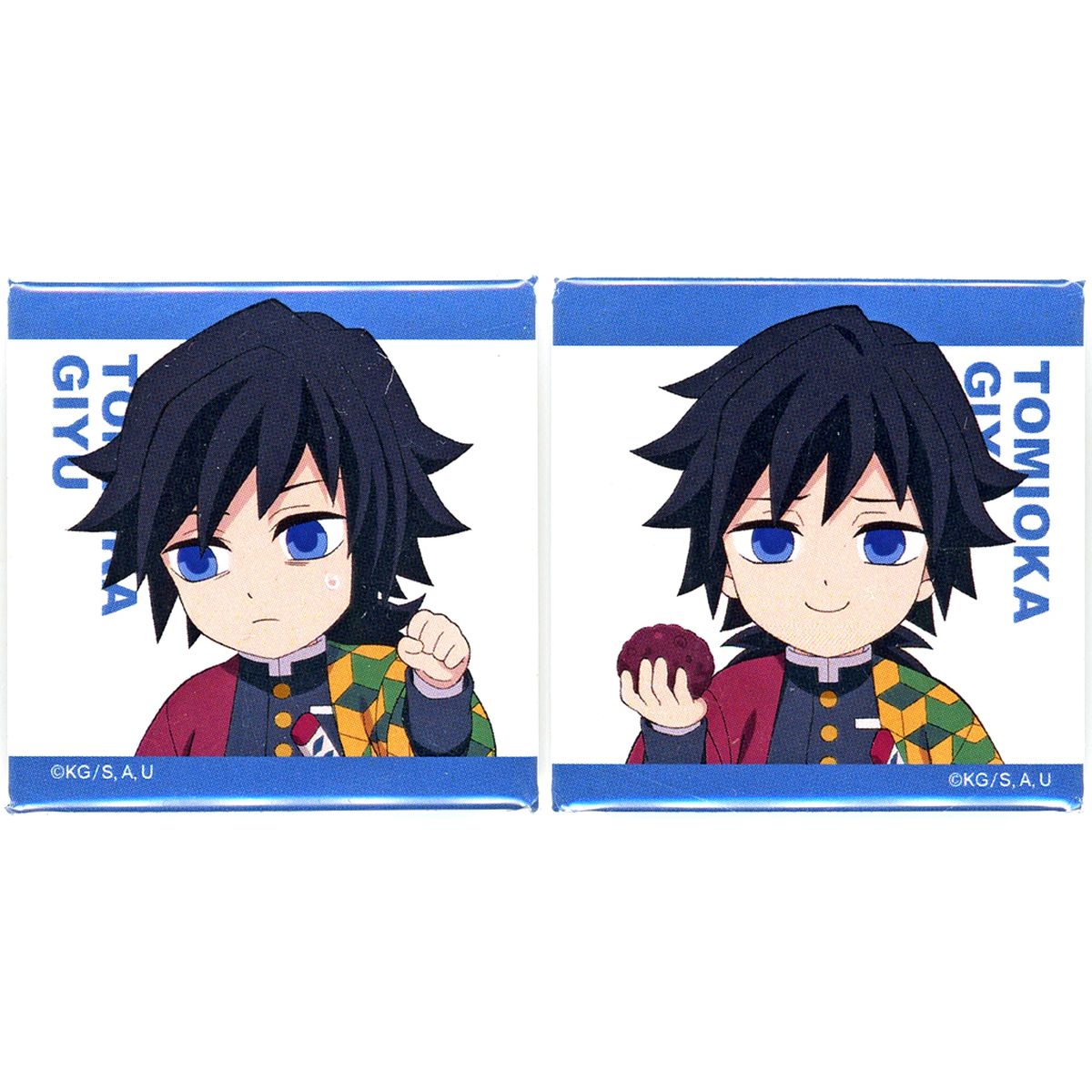 Giyu Tomioka Ohagi Hashira Training Arc Demon Slayer: Kimetsu no Yaiba x ufotable Cafe x Machi Asobi CAFE Original Illustration Mini Chara Connecting Button Connecting Big Gathering 2026 [USED]