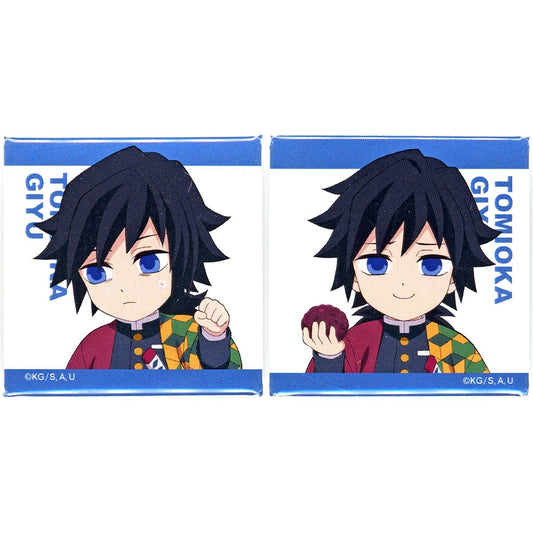 Giyu Tomioka Ohagi Hashira Training Arc Demon Slayer: Kimetsu no Yaiba x ufotable Cafe x Machi Asobi CAFE Original Illustration Mini Chara Connecting Button Connecting Big Gathering 2026 [USED]
