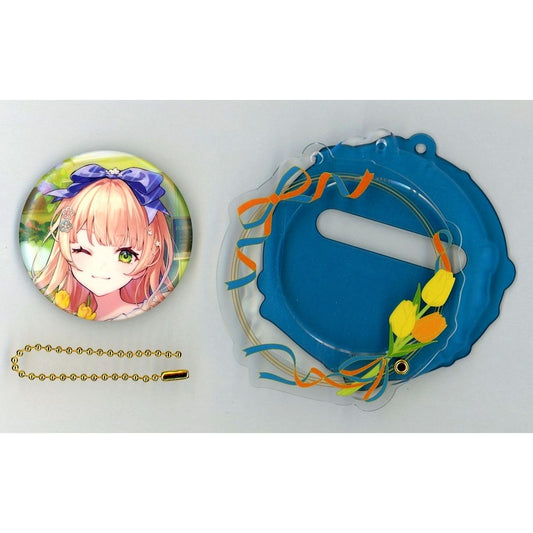 Kaburaki Roco Virtual YouTuber Nijisanji My Florist Acrylic Frame Button [USED]
