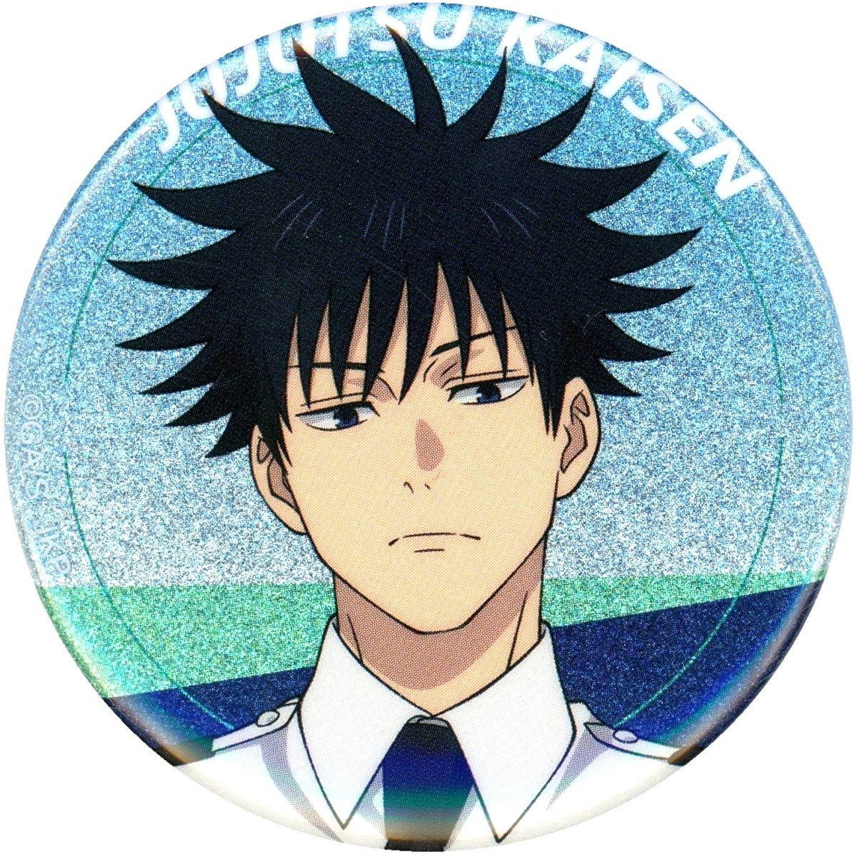 Megumi Fushiguro Jujutsu Kaisen 5th Anniversary x Haneda Airport Garden Trading Button Top Logo [USED]