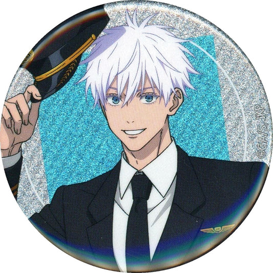 Satoru Gojo Jujutsu Kaisen 5th Anniversary x Haneda Airport Garden Trading Button No Logo [USED]