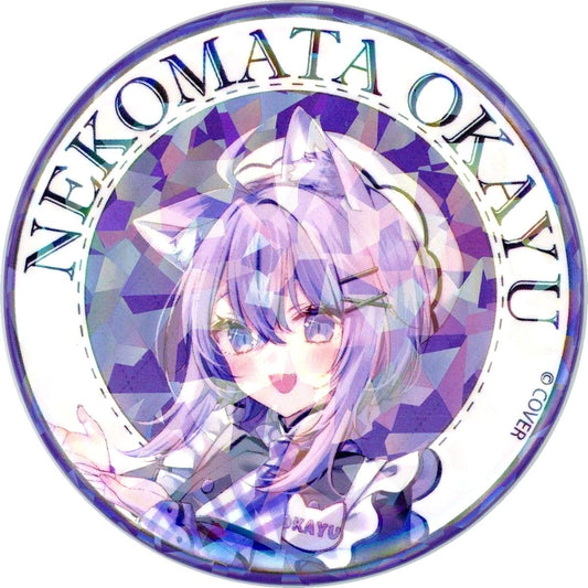 Nekomata Okayu Virtual YouTuber Holo Live hololive SMOK x Ikinari! Steak Random Hologram Button [USED]