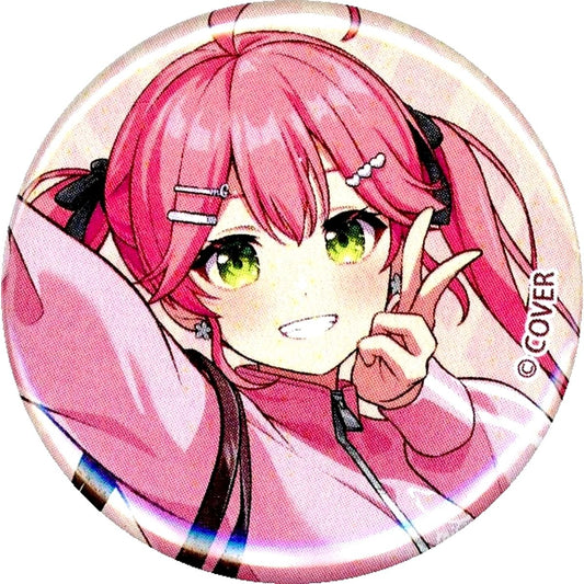 Sakura Miko Virtual YouTuber Holo Live Jersey Ver. Mini Button Only from miComet x Karaoke Shop JOYSOUND Magnet Can Caramel [USED]
