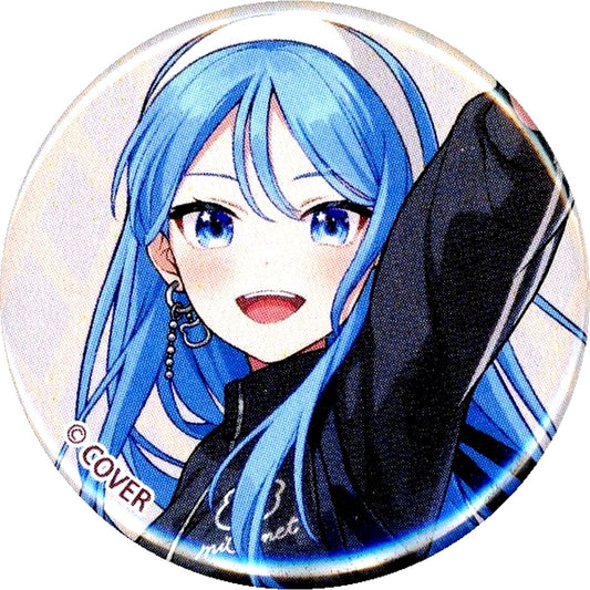 Hoshimachi Suisei Virtual YouTuber Holo Live Jersey Ver. Mini Button Only from miComet x Karaoke Shop JOYSOUND Magnet Can Caramel [USED]