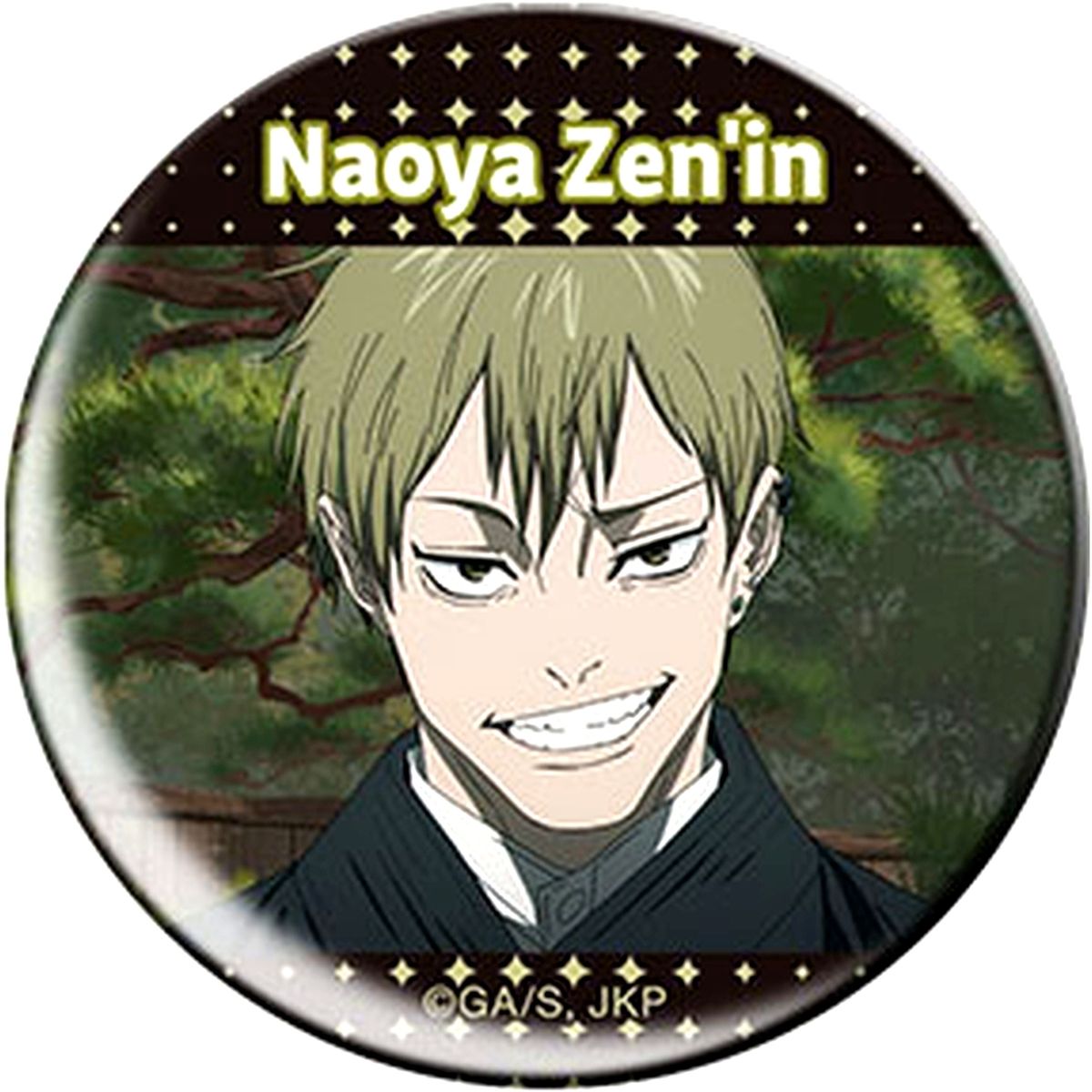 Naoya Zenin F Jujutsu Kaisen Season 3 Chara Badge Collection Button [USED]