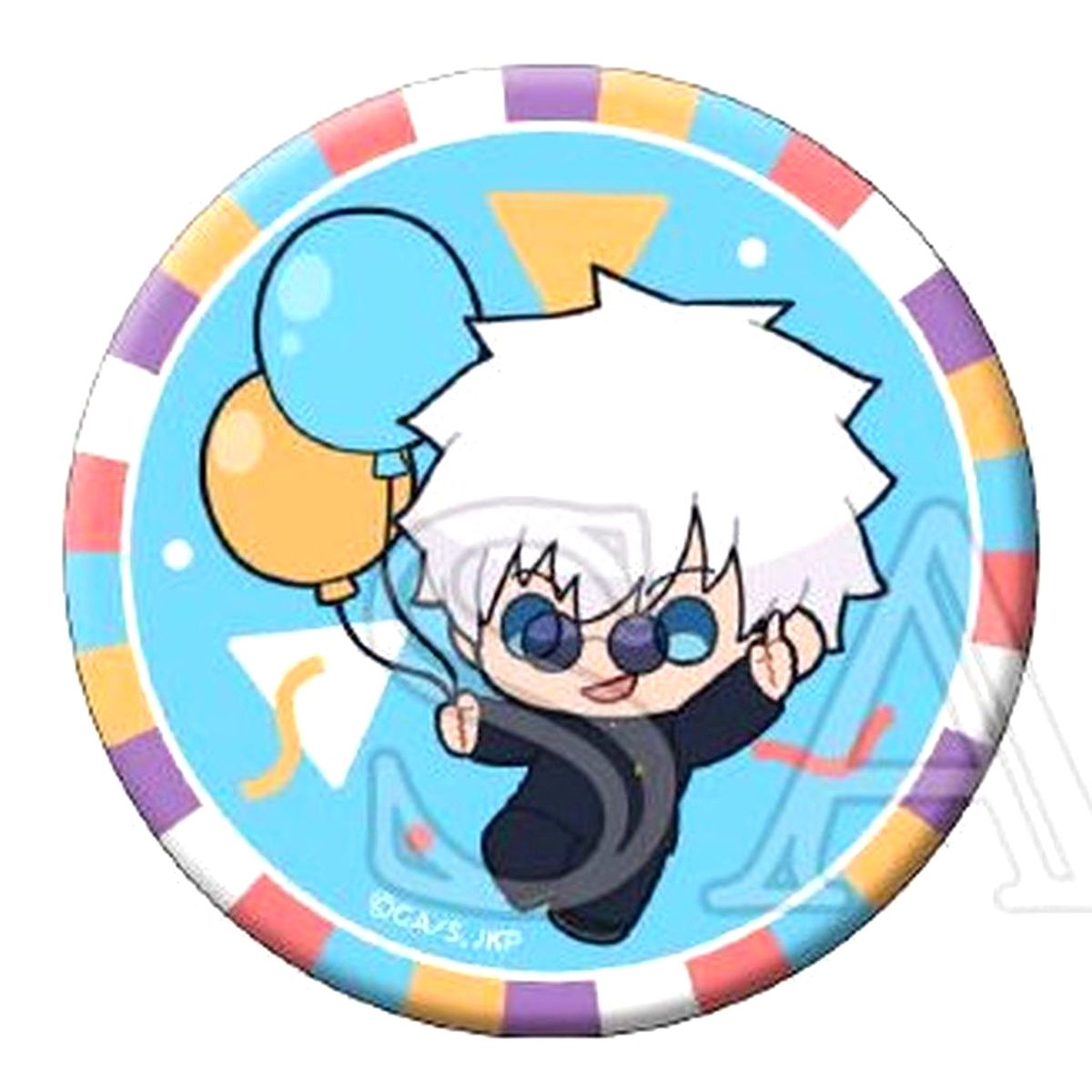 Satoru Gojo Jujutsu Kaisen: Hidden Inventory/Premature Death Sparkle Button Collection Balloon Ver. [USED]