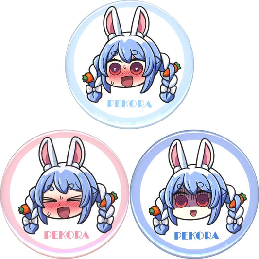 Set of 3 Usada Pekora Virtual YouTuber Holo Live Nendoroid Button Mash Kyrielight Collab Ver. Aniplex Online Purchase Bonus [USED]