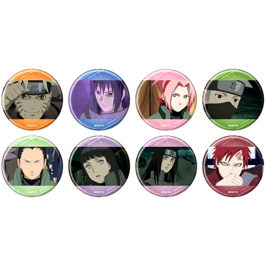 Set of 8 Naruto Shippuden Button 21. Set 1 Scene Shot Illustration [USED]