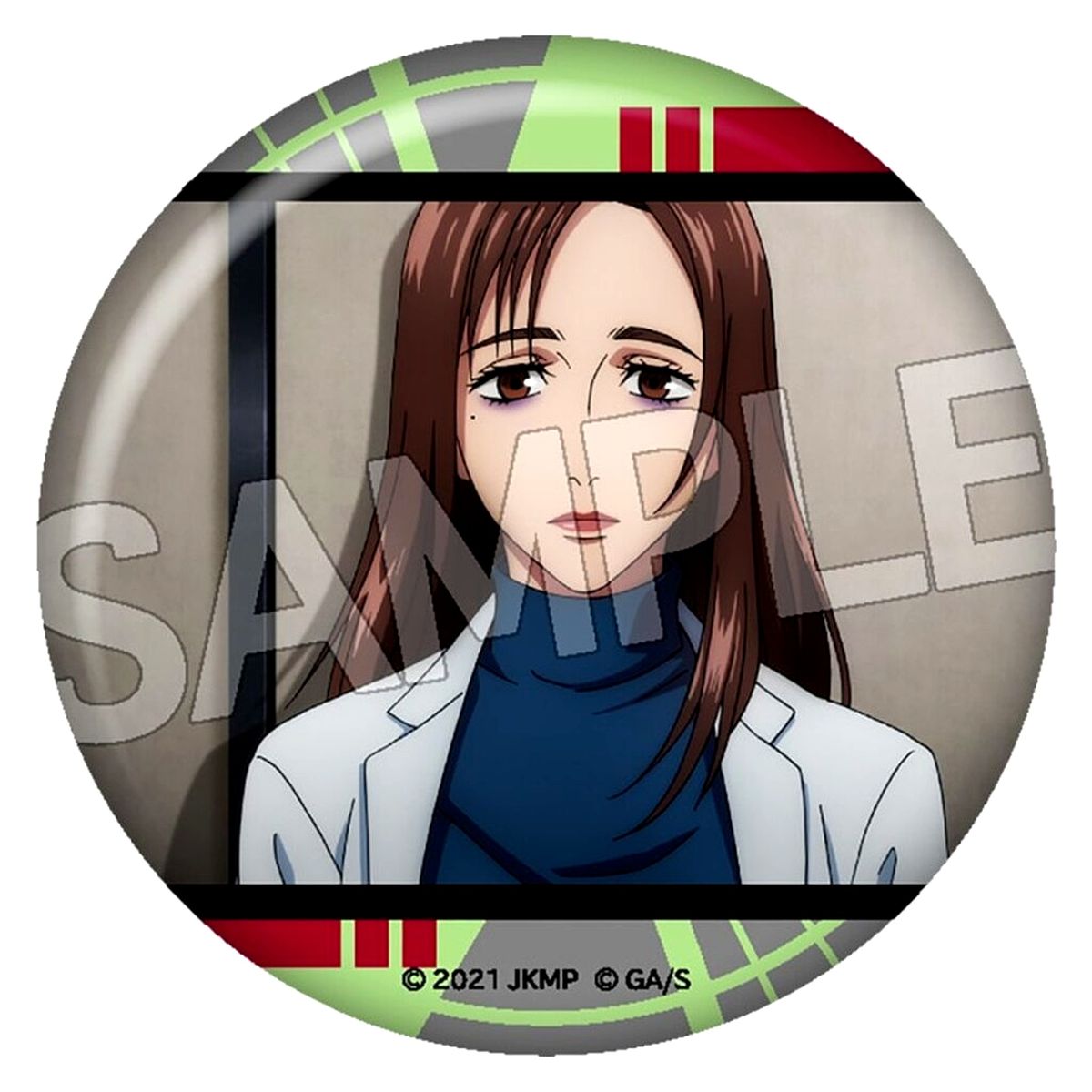Shoko Ieiri Movie Jujutsu Kaisen 0 Multi-Expression Button 5th Anniversary [USED]