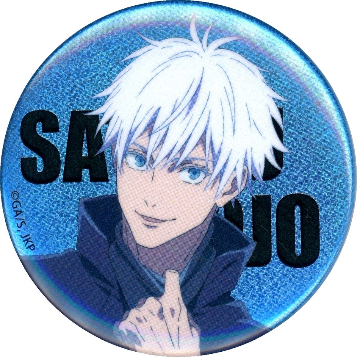 Satoru Gojo Jujutsu Kaisen JUJUTSU KAISEN WORLD Hologram Button Collection [USED]
