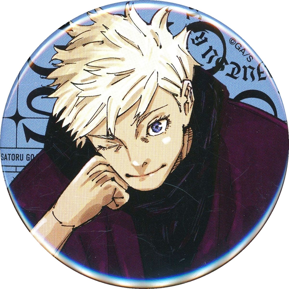 Satoru Gojo Jujutsu Kaisen Color Background Character Button Only from Jump GIGA 2024 SUMMER All Applicants Service [USED]