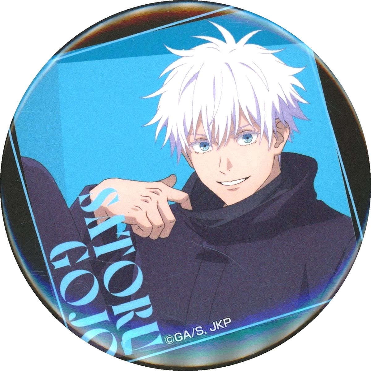 Satoru Gojo Normal Ver. Jujutsu Kaisen Chara Badge Collection closed space POP UP SHOP in PARCO Button [USED]