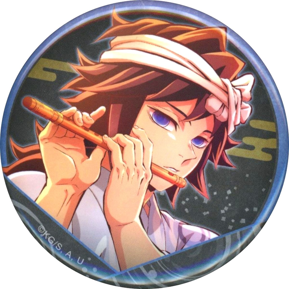 Giyu Tomioka Demon Slayer: Kimetsu no Yaiba x Tokushima Awa Odori 2026 in ufotable CINEMA / ufotable CAFE Tokushima / Machi Asobi CAFE Bizan Random Button [USED]