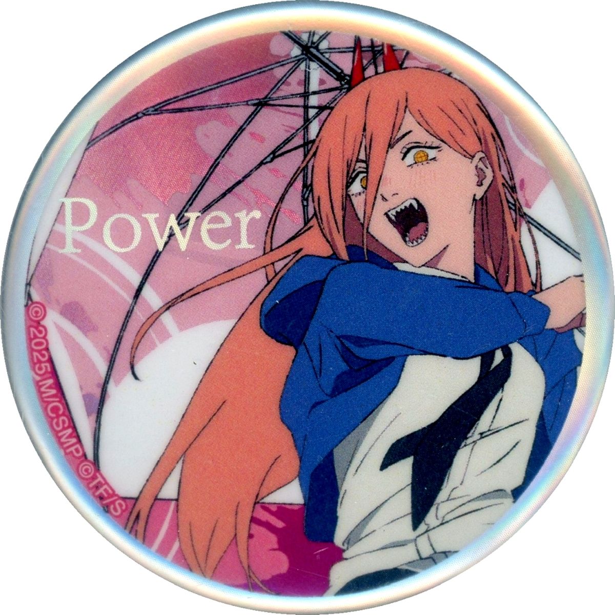 Power Chainsaw Man the Movie: Reze Arc Trading Aurora Button POP UP SHOP in OIOI with Umbrella [USED]