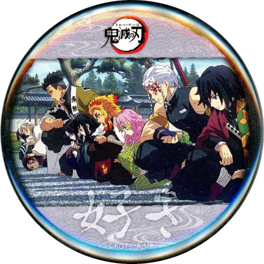 Group Demon Slayer: Kimetsu no Yaiba x ufotable Cafe x Machi Asobi CAFE Full Series TV Rebroadcast Collaboration Cafe The Bond We've Tied 5th Term Theme Pillar Meeting Butterfly Mansion Muzan and Lower Moon Demons Tanjiro Aspiring Arc 5th Term Random 57mm