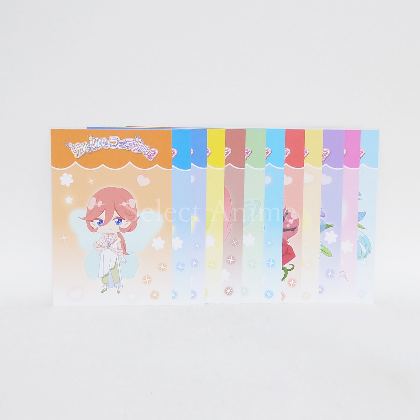 Sumire, etc. Rilu Rilu Fairilu AR Postcard Princess Cafe Limited All 12 Types Set Postcards [USED]