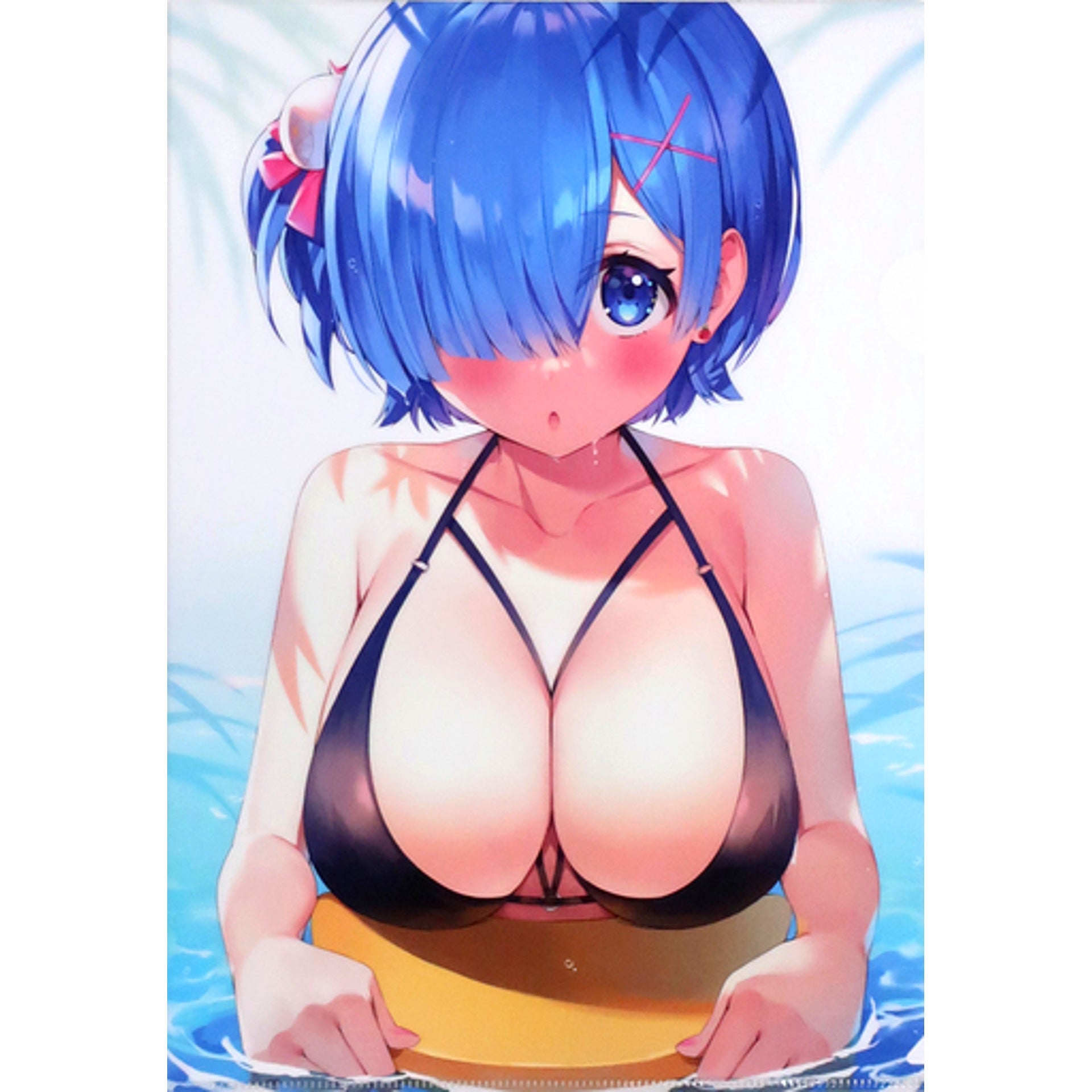 Rem Ayami A4 Clear File Re:Zero Starting Life in Another World Air Comiket 2 New Book Purchase Bonus Item Hachigo & Melonbooks [USED]