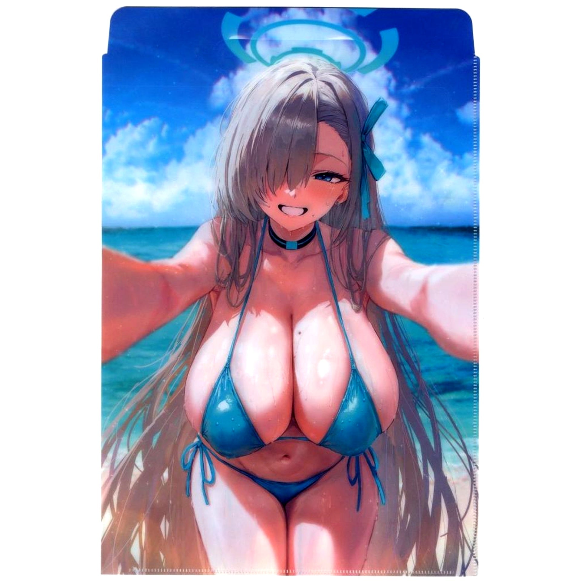 Asuna Ichinose Hika Koda Clear File Bag Blue Archive C104 Shojo no Mori [USED]