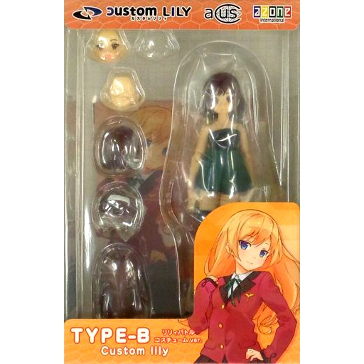 Type-B Lily Battle Dress Ver. Dark Brown Azone Direct Store Limited Ver. Custom Lily 1/12 Assault Lily Series 013 Doll [USED]