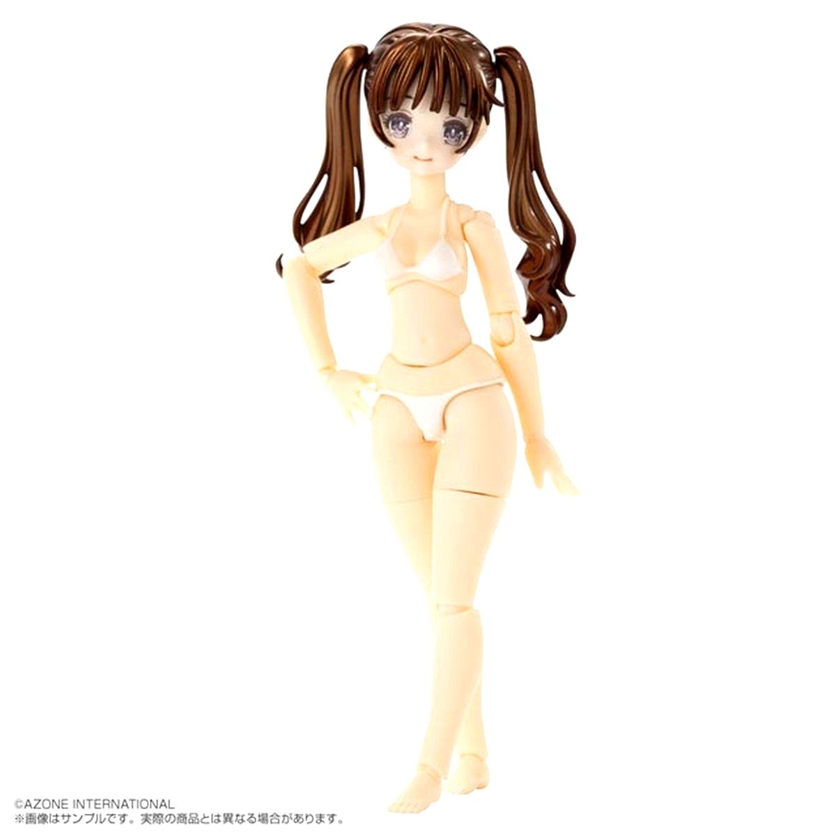 Irumi Yoshino Bikni Mates Brown Hair White Bikini 1/12 Doll [USED]