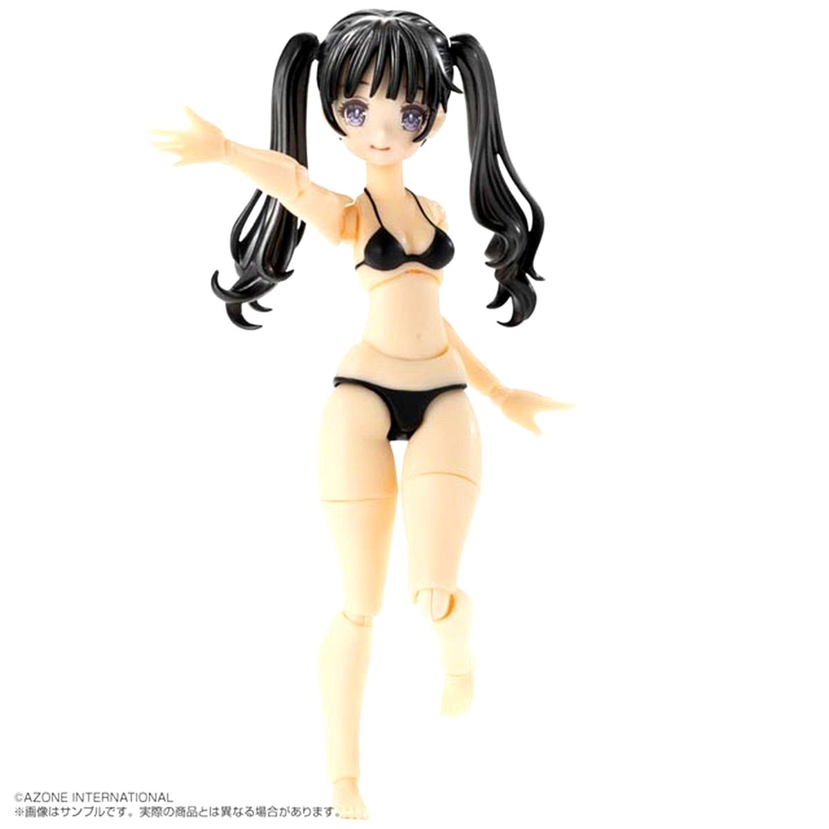 Irumi Yoshino Bikni Mates Black Hair Black Bikini 1/12 Doll [USED]